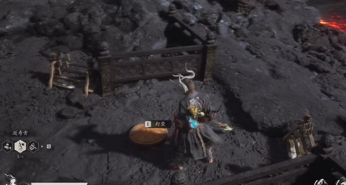 《黑神話悟空》火焰山打坐點位置一覽