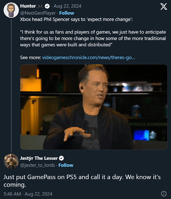 Xbox遊戲跨平台趨勢加劇引熱議  Xbox Game Pass (XGP) 能否登陸PS猜想再起