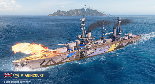 免費領取《戰艦世界》DLC租用阿金庫爾號(3天)! 免費領取《戰艦世界》DLC租用阿金庫爾號(3天)!