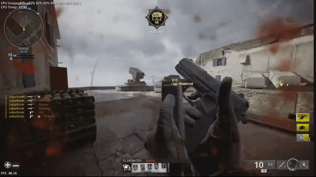 《COD:黑色行動6》多人模式實機疑似泄露 TTK更快了