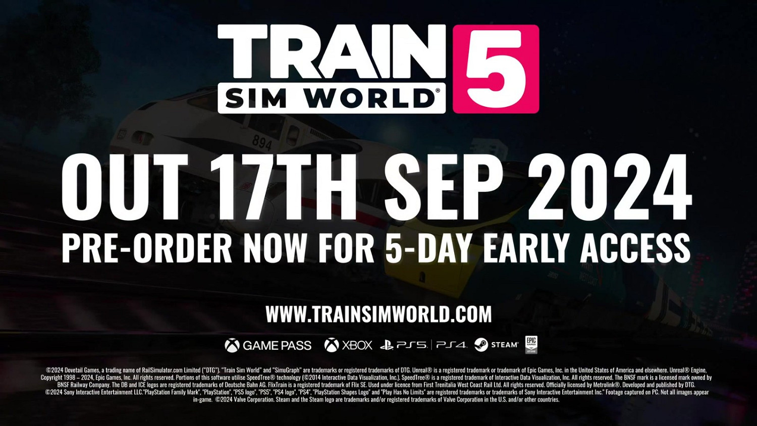 《模擬火車世界5》曝新預告 展示英國西海岸幹線! 《模擬火車世界5》曝新預告 展示英國西海岸幹線!