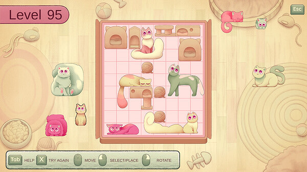 治愈系解謎遊戲《收納我的貓》現已在Steam平台推出！