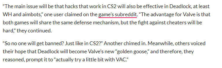 還沒發售就有“外掛”？v社新遊戲開啟《死鎖》內測