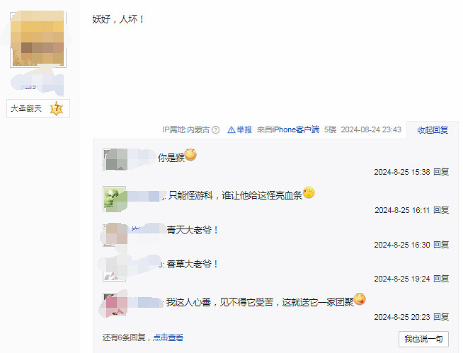 《黑神話》玩家後悔打死了"石子":它只是個貪玩小夥 《黑神話》玩家後悔打死了"石子":它只是個貪玩小夥