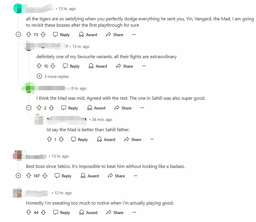 國外網友稱讚《黑神話》寅虎：《隻狼》後最好的Boss