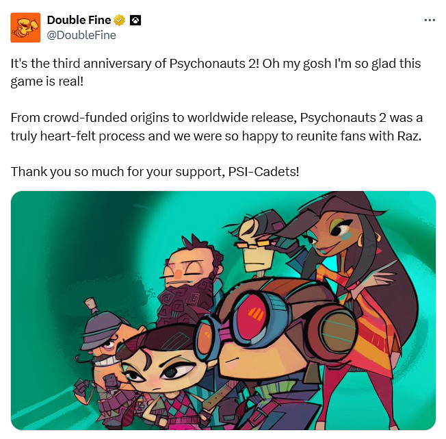 好評如潮遊戲《腦航員2》發售三周年!官方發文祝賀 好評如潮遊戲《腦航員2》發售三周年!官方發文祝賀