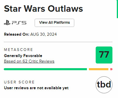 暴雪前製作人:IGN承認黑神話擊敗了星戰亡命之徒 暴雪前製作人:IGN承認黑神話擊敗了星戰亡命之徒