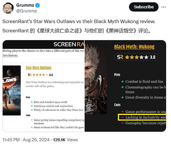 外媒給《星戰亡命之徒》打4分被吐槽:黑神話才3分! 外媒給《星戰亡命之徒》打4分被吐槽:黑神話才3分!