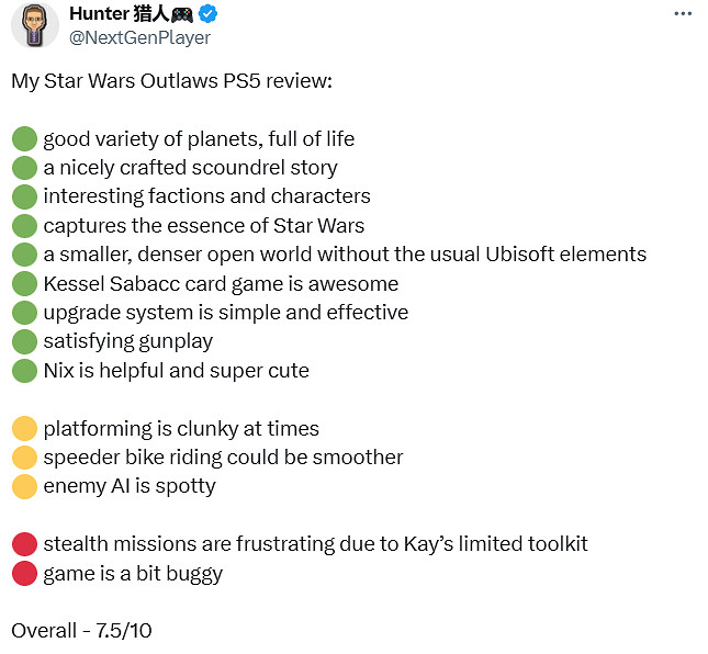 外媒評測《星戰:亡命之徒》:捕捉原作精髓 但潛行不佳 外媒評測《星戰:亡命之徒》:捕捉原作精髓 但潛行不佳