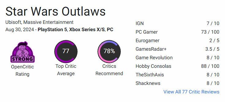 暴雪前製作人:IGN承認黑神話擊敗了星戰亡命之徒 暴雪前製作人:IGN承認黑神話擊敗了星戰亡命之徒