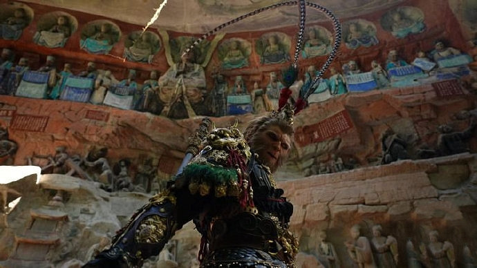 全球首套1:1復刻《黑神話》大聖戰甲 亮相遊戲取景地 全球首套1:1復刻《黑神話》大聖戰甲 亮相遊戲取景地