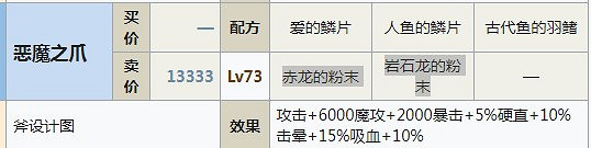 符文工房5惡魔之爪怎麽製作 符文工房5惡魔之爪怎麽製作