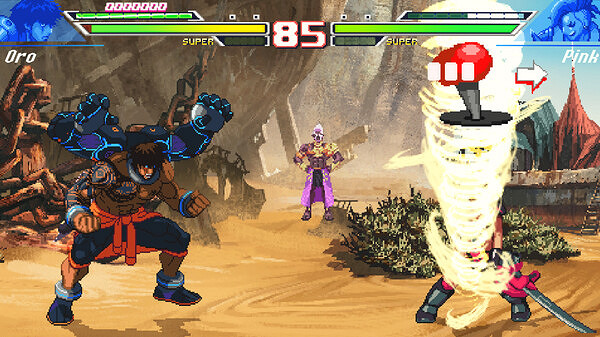 2D動作格鬥遊戲《熾熱一擊》確定在10月17日推出！