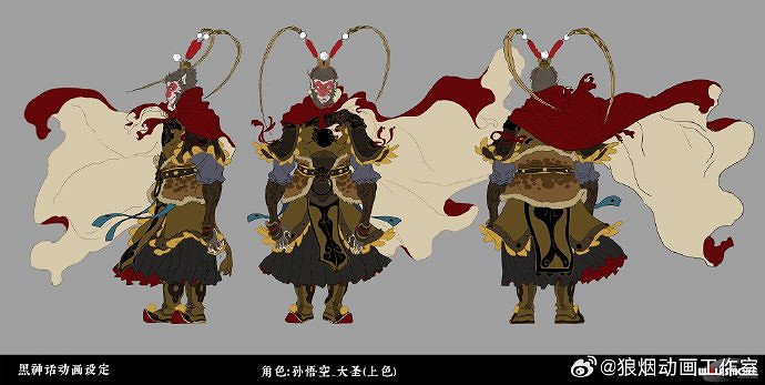 《黑神話》CG動畫師分享設定圖：包括唐僧、沙僧等！