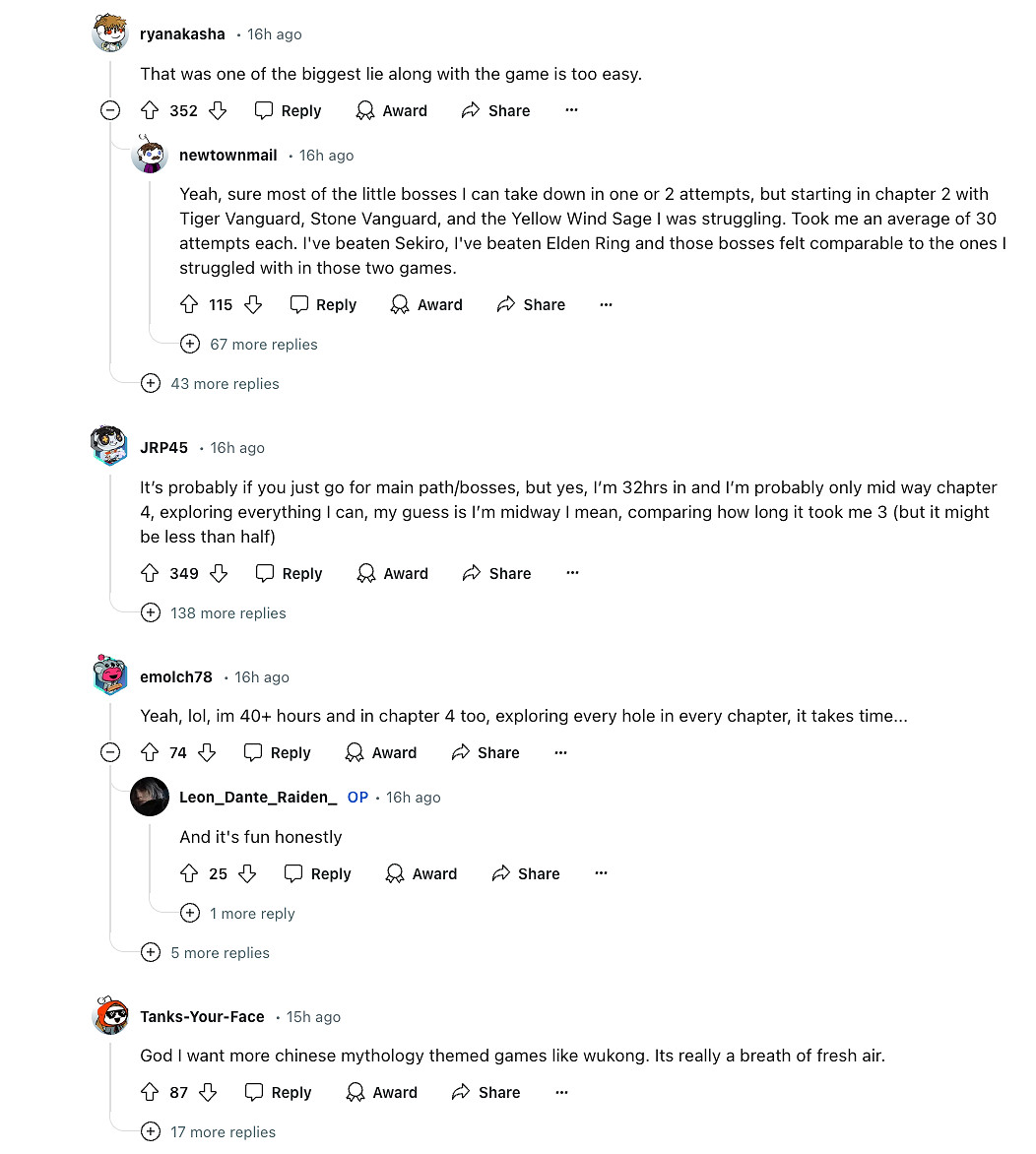 《黑神話：悟空》通關時長遠超遊科報導 不止50小時