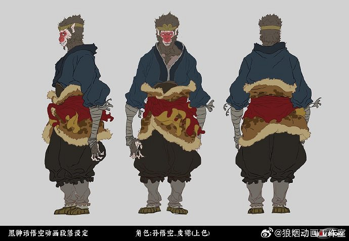 《黑神話》CG動畫師分享設定圖：包括唐僧、沙僧等！