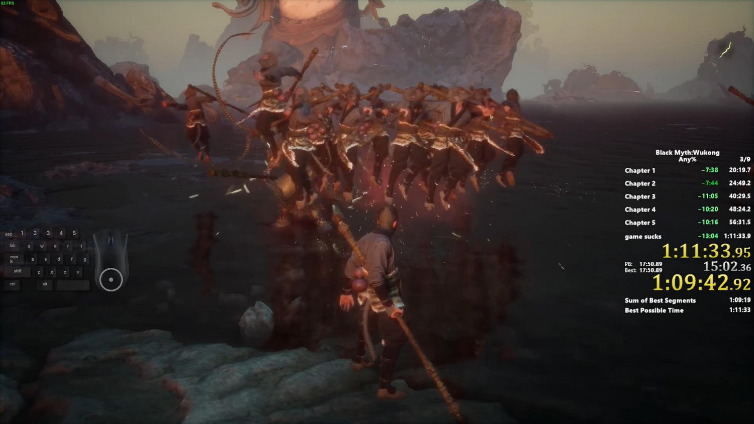 《黑神話：悟空》速通新紀錄！玩家僅用1小時通關