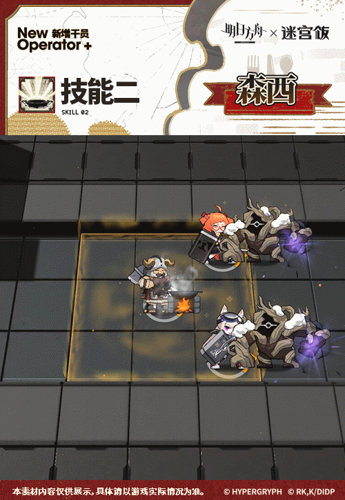 明日方舟森西幹員圖鑒