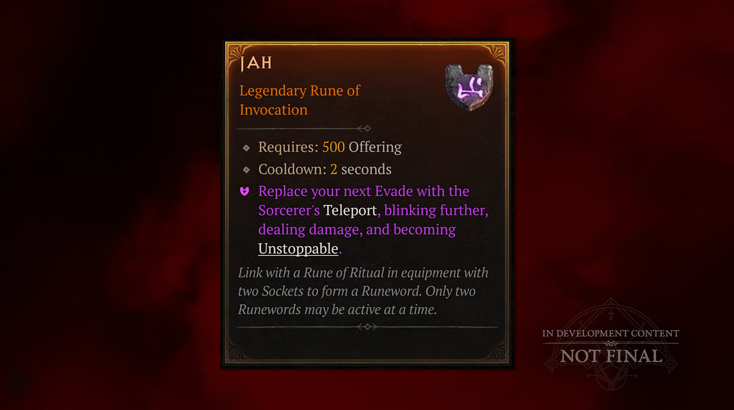 海量大型改動！《暗黑4》2.0版本PTR一覽 符文之語加入