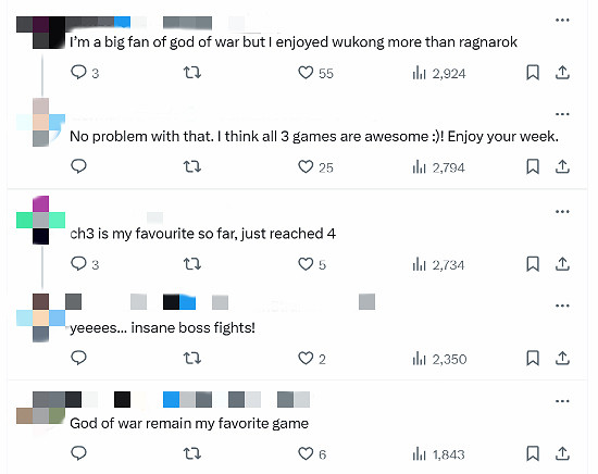 《黑神話》VS《戰神》:雪景對比引熱議 網友稱讚並立 《黑神話》VS《戰神》:雪景對比引熱議 網友稱讚並立