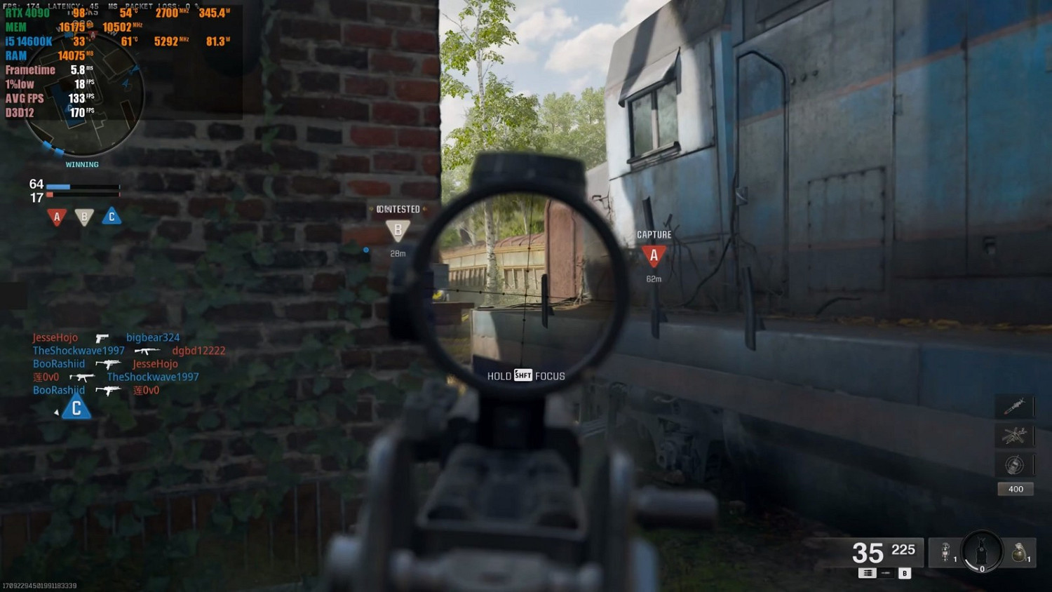 《決勝時刻21:黑色行動6》B測RTX 4090實機分享 《決勝時刻21:黑色行動6》B測RTX 4090實機分享