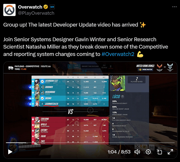 《鬥陣特攻2》開發者帳戶火了介紹 《鬥陣特攻2》開發者帳戶火了介紹
