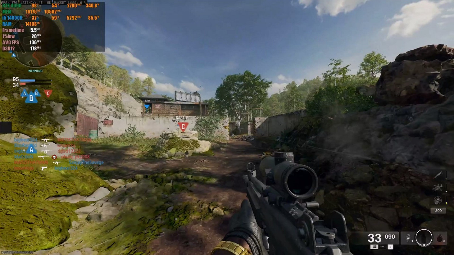 《決勝時刻21:黑色行動6》B測RTX 4090實機分享 《決勝時刻21:黑色行動6》B測RTX 4090實機分享