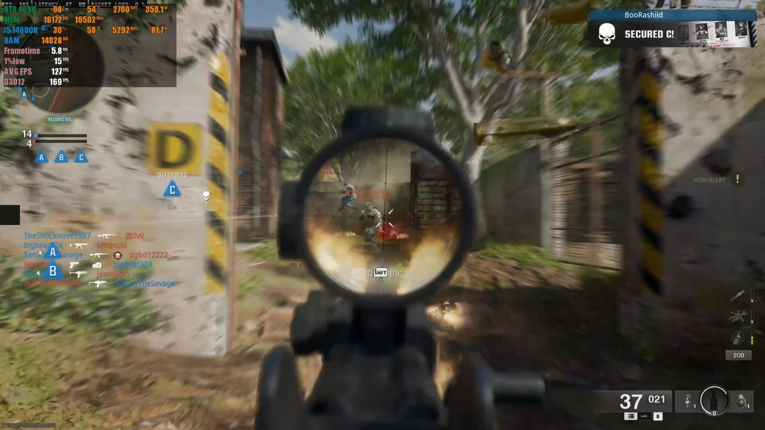 《決勝時刻21:黑色行動6》B測RTX 4090實機分享 《決勝時刻21:黑色行動6》B測RTX 4090實機分享