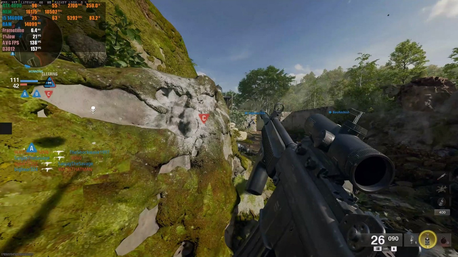 《決勝時刻21:黑色行動6》B測RTX 4090實機分享 《決勝時刻21:黑色行動6》B測RTX 4090實機分享