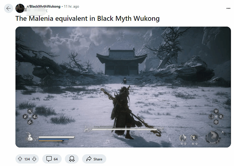 國外玩家將二郎神比作女武神“瑪蓮妮亞”:定位相同 國外玩家將二郎神比作女武神“瑪蓮妮亞”:定位相同