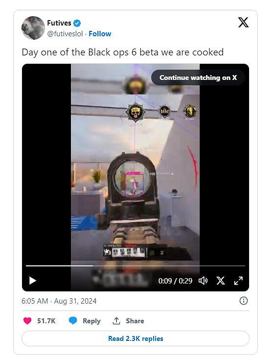 《決勝時刻:黑色行動6》多人測試版已充斥著作弊 《決勝時刻:黑色行動6》多人測試版已充斥著作弊