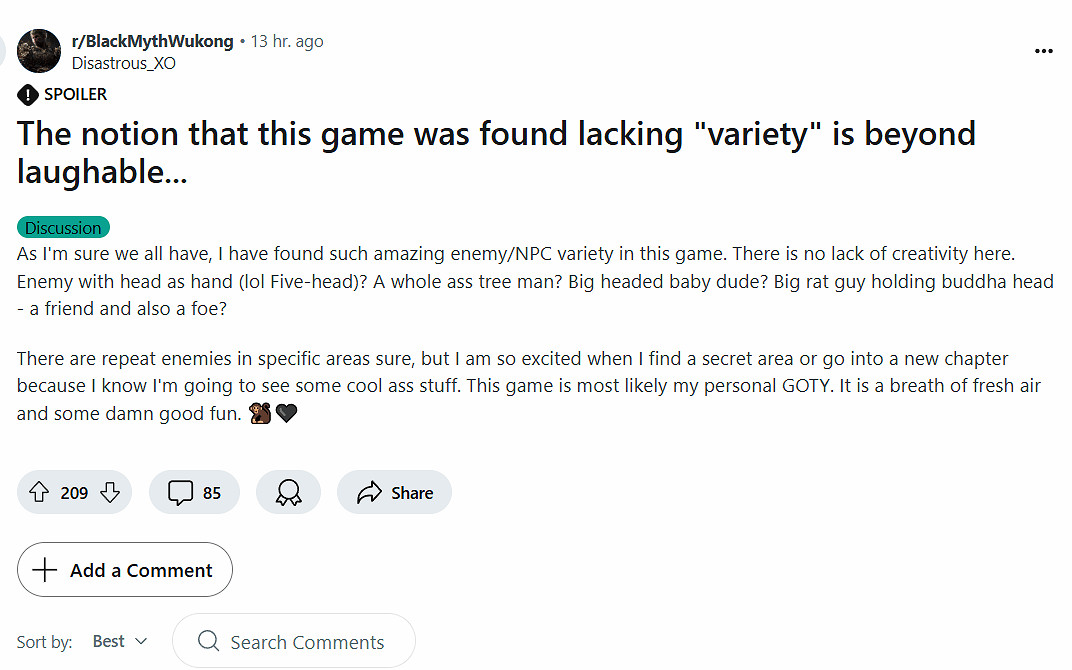 《黑神話》缺乏多樣性?外網玩家:你甚至能看到蛛豬CP 《黑神話》缺乏多樣性?外網玩家:你甚至能看到蛛豬CP