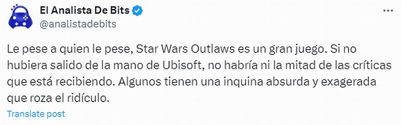 育碧“玻璃心”狠狠的碎了！《星戰亡徒》被噴到關評！