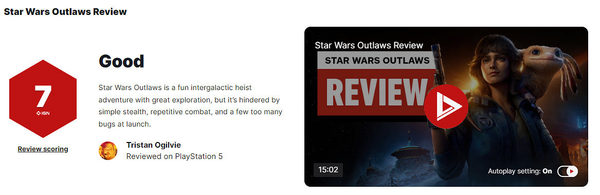 育碧“玻璃心”狠狠的碎了！《星戰亡徒》被噴到關評！