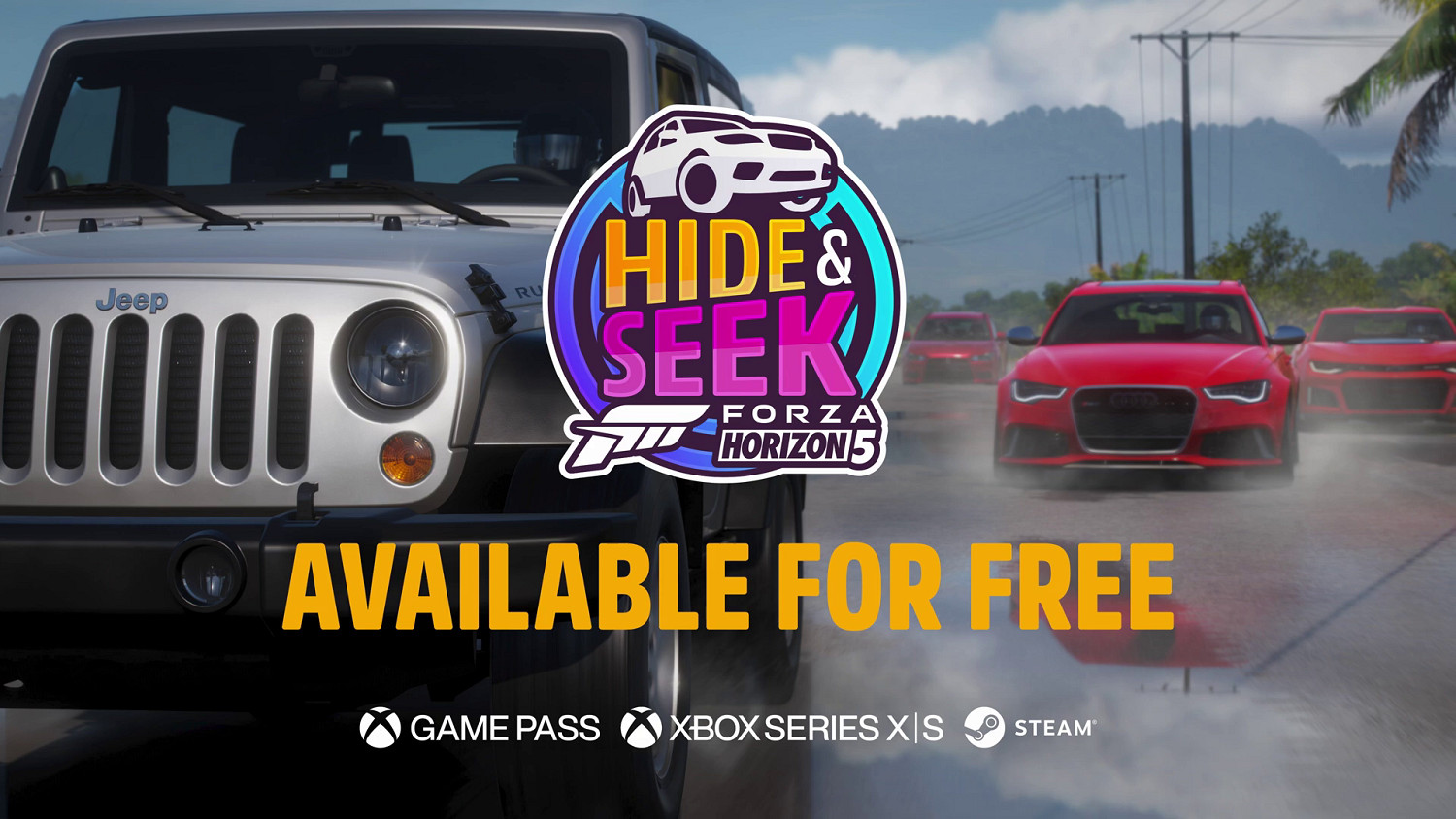 《極限競速:地平線5》公布全新預告:捉迷藏模式將於9月上線 《極限競速:地平線5》公布全新預告:捉迷藏模式將於9月上線