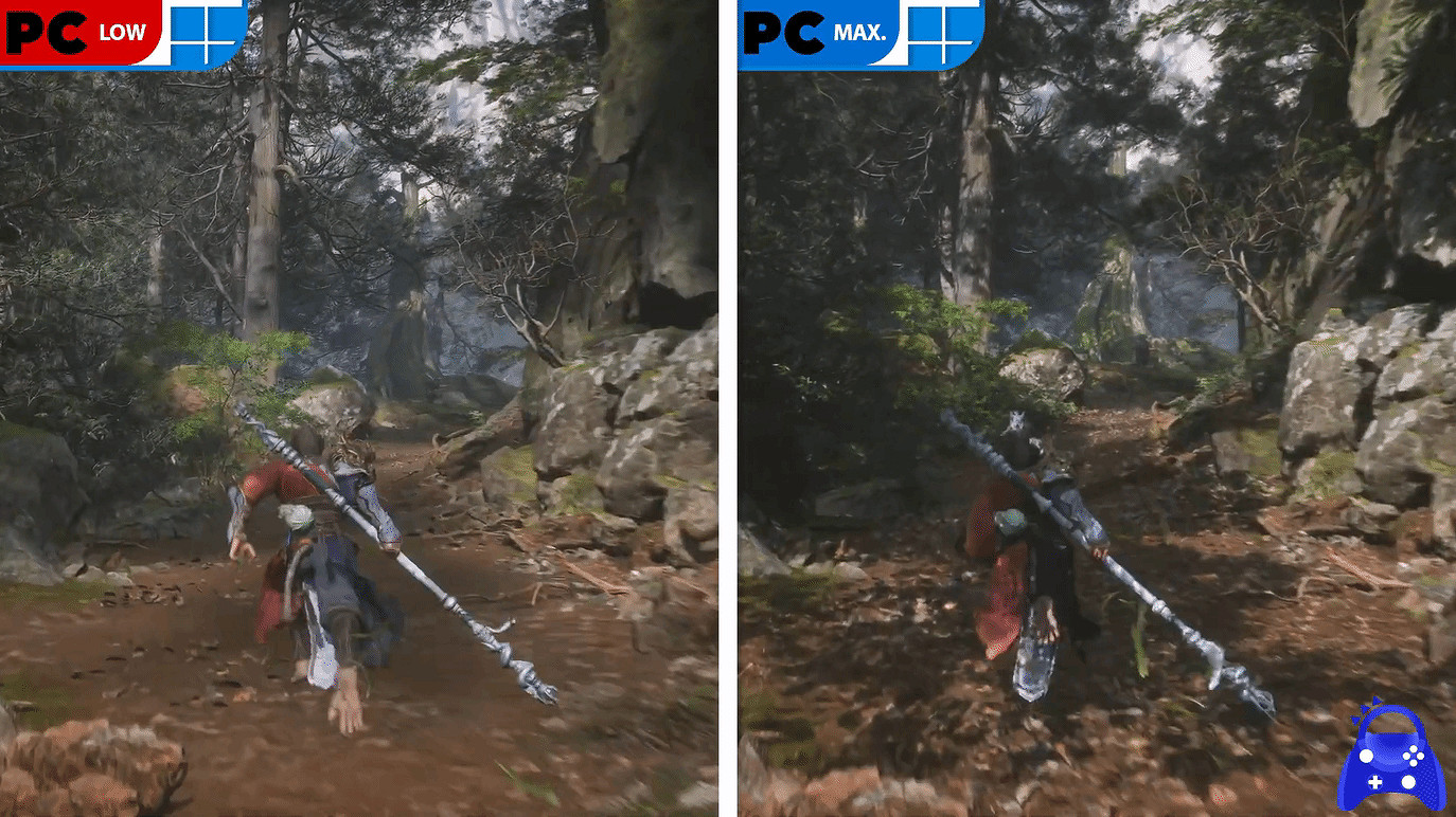 PC版《黑神話：悟空》最高vs最低畫質對比 差別很大