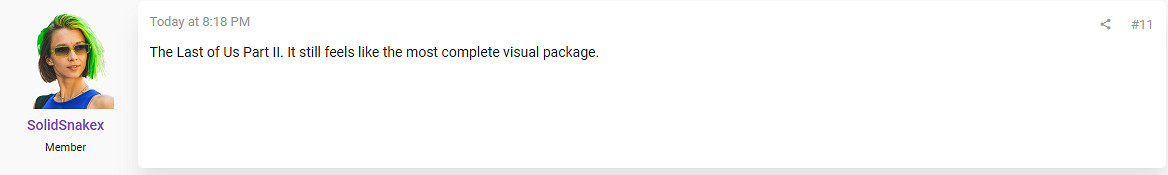 外網論壇熱議：在你心中的畫面最好看的遊戲是什麽？