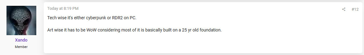 外網論壇熱議：在你心中的畫面最好看的遊戲是什麽？