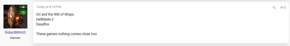 外網論壇熱議：在你心中的畫面最好看的遊戲是什麽？