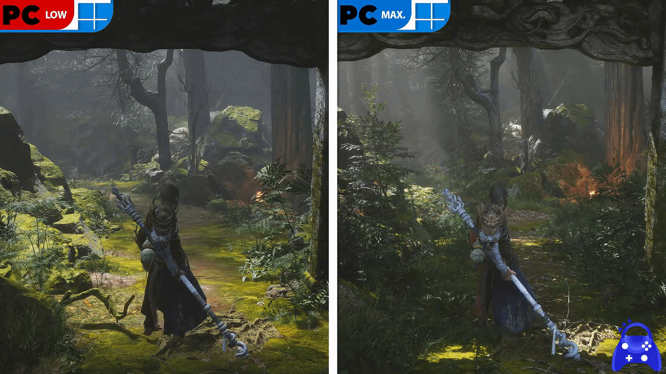 PC版《黑神話：悟空》最高vs最低畫質對比 差別很大