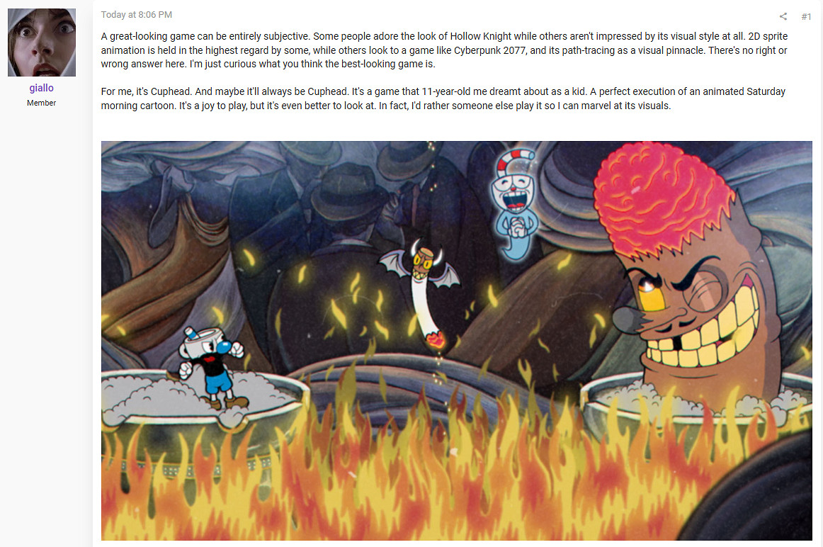 外網論壇熱議：在你心中的畫面最好看的遊戲是什麽？