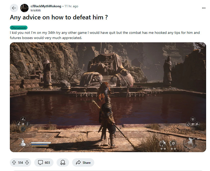 老外被《黑神話：悟空》虎先鋒打到崩潰：這該怎麽打？