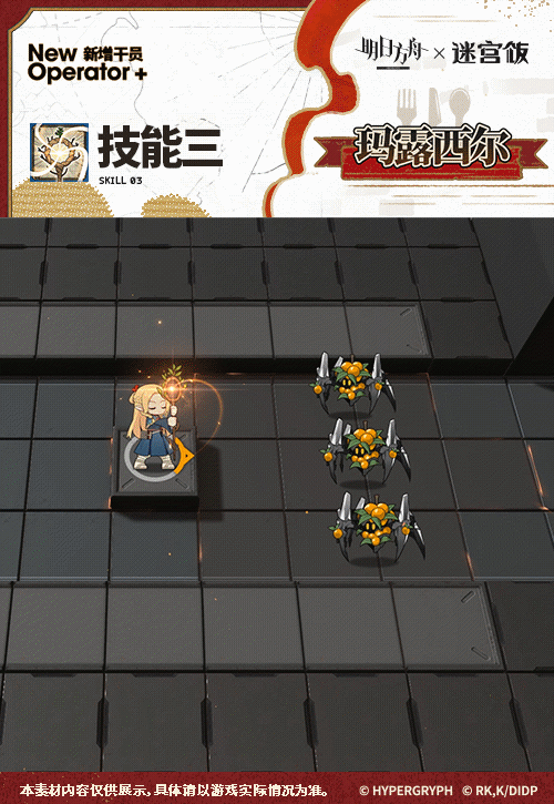 明日方舟瑪露希爾幹員圖鑒