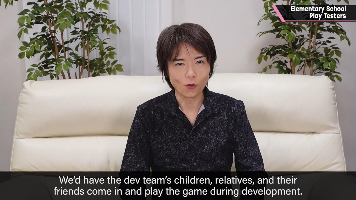 “舅舅在任天堂工作” 櫻井政博曾邀請孩子來測試即將推出的遊戲