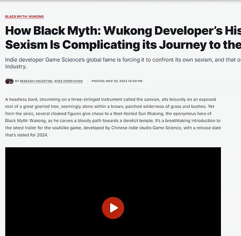 對方撤回了一個《黑神話：悟空》差評？來點IGN笑話