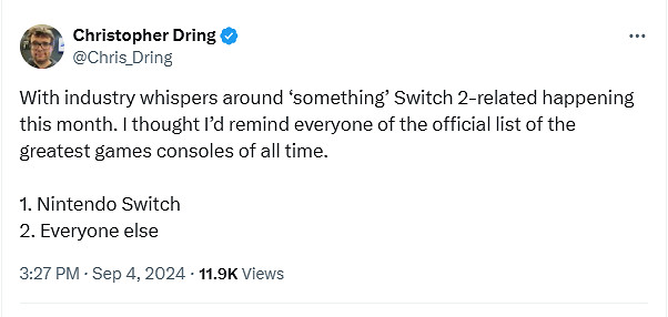 公布在即?爆料稱:本月將會出現與Switch2有關的消息! 公布在即?爆料稱:本月將會出現與Switch2有關的消息!