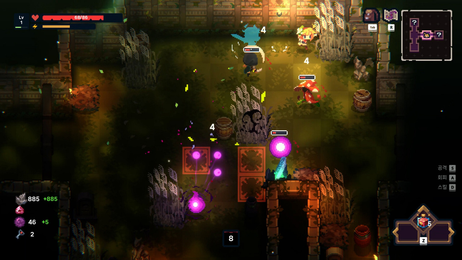 即時格子動作肉鴿遊戲《Guidus Zero》Steam頁面公布 支援簡繁體中文