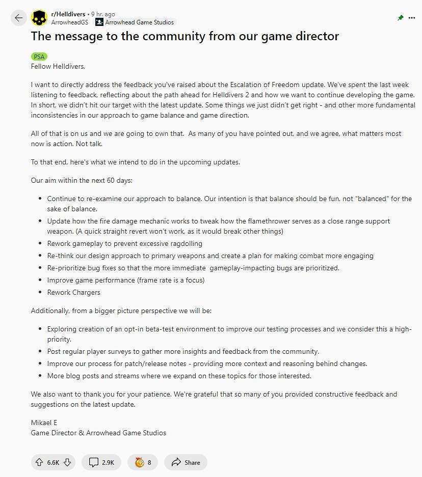 《絕地戰兵2》60天更新計劃泡湯？首次更新非最大更新檔