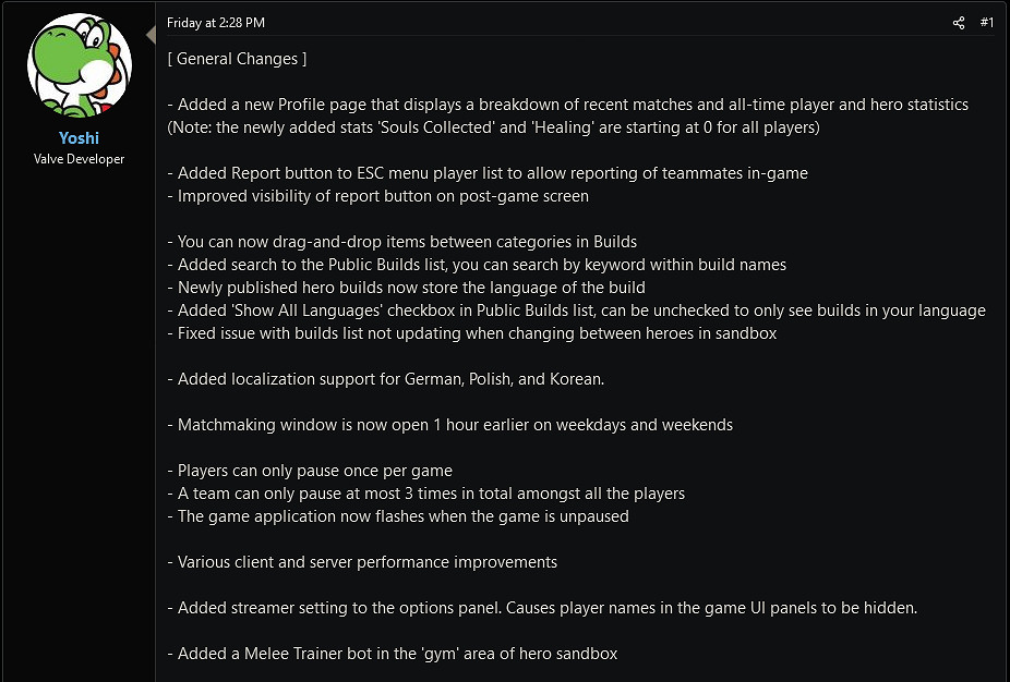 《Deadlock》暫停被濫用 更新後每人每局限一次 《Deadlock》暫停被濫用 更新後每人每局限一次