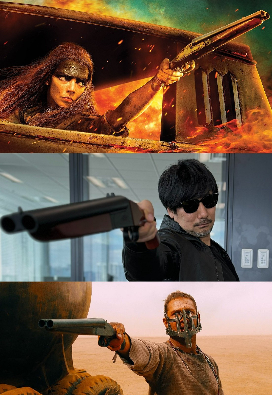 小島秀夫慶祝61歲生日 西島秀俊送了一把玩具霰彈槍